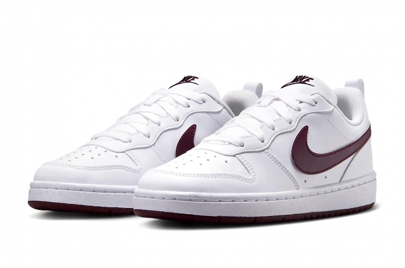 COURT BOROUGH LOW RECRAFT WHITE BURGUNDY CRUSH [DV5456-112]