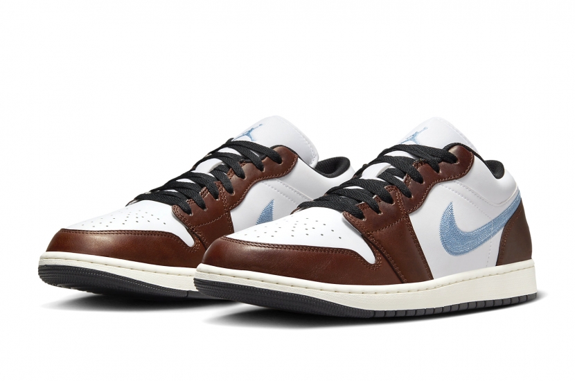 AIR JORDAN 1 LOW BROWN BLUE GREY [FQ7832-142]