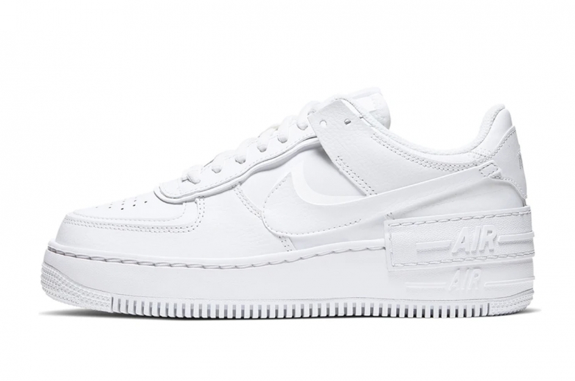 AIR FORCE 1 SHADOW ALL WHITE [CI0919-100]