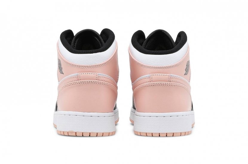 AIR JORDAN 1 MID ARCTIC ORANGE BLACK TOE [554724-133]