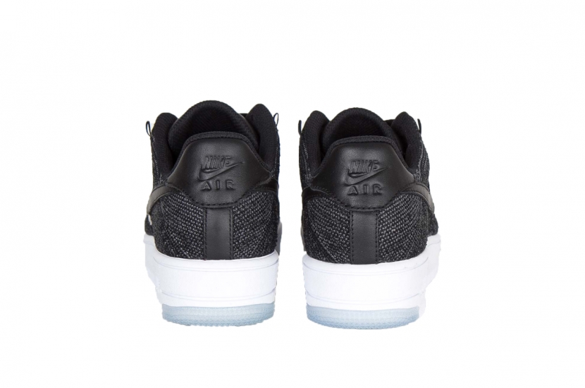 AIR FORCE 1 FLYNIT LOW BLACK [820256-001]