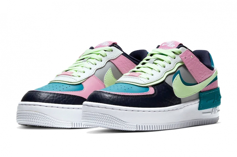 AIR FORCE 1 SHADOW BARLY VOLT ORACLE AQUA [CK3172-001]