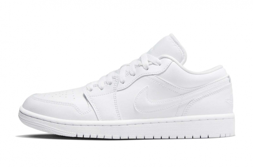 AIR JORDAN 1 LOW TRIPLE WHITE W [DV0990-111]