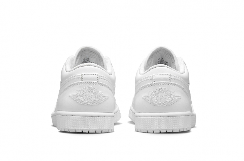 AIR JORDAN 1 LOW TRIPLE WHITE [553558-136]