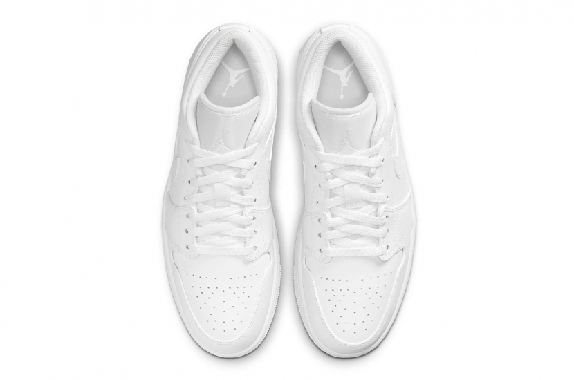 AIR JORDAN 1 LOW TRIPLE WHITE [553558-136]