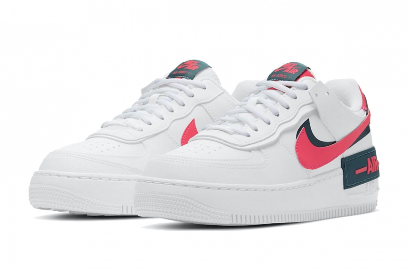AIR FORCE 1 SHADOW WHITE SOLAR RED [DB3902-100]
