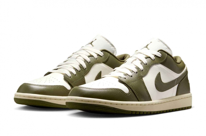 AIR JORDAN 1 LOW MEDIUM OLIVE W [DC0774-122]