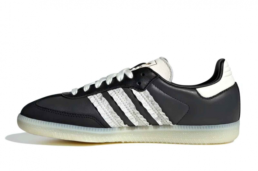 SAMBA RUFFLE STRIPES PACK BLACK OFF WHITE W [JR8831]