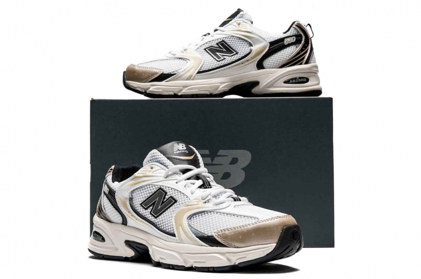 NEW BALANCE 530 WHITE LIGHT GOLD METALIC [MR530TC]