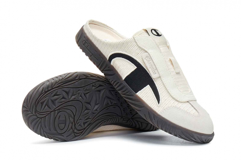 CHAMPION T-TRAINER MULE CREAM/BLACK [U5BFASW01U3]