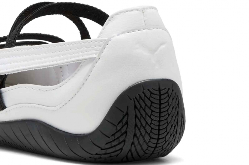 PUMA SPEEDCAT BALLET LEATHER WHITE BLACK [403587-01]