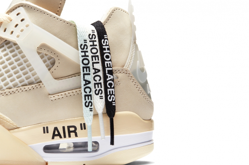 AIR JORDAN 4 X OFF-WHITE SAIL [CV9388-100]