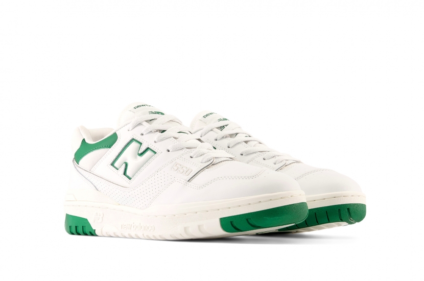 NEW BALANCE 550 WHITE GREEN CREAM [BB550SWB]
