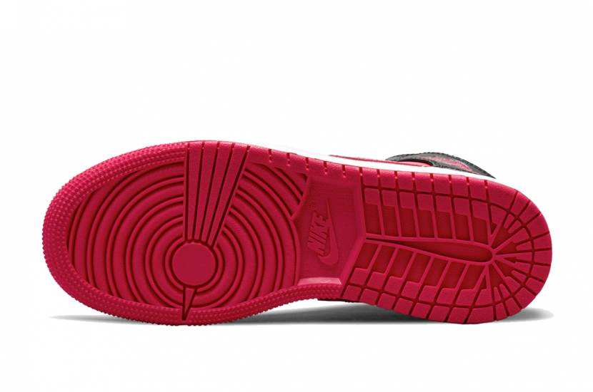 AIR JORDAN 1 MID WHITE VERY BERRY [554725-016]