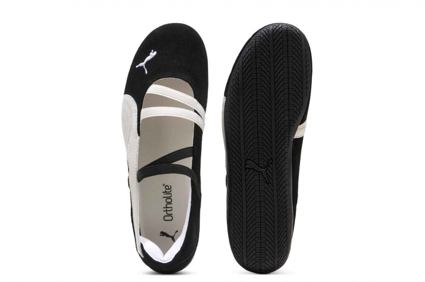 PUMA WMNS SPEEDCAT BALLET SD BLACK WHITE [401287-06]