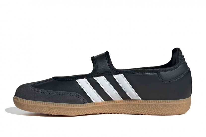 SAMBA JANE BLACK WHITE GUM [JQ6445]