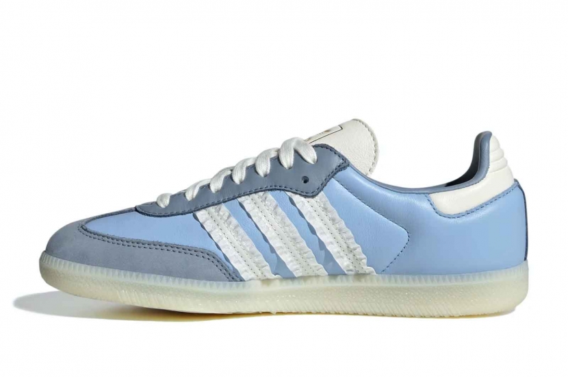 SAMBA RUFFLE STRIPES PACK CLEAR SKY [JR8829]