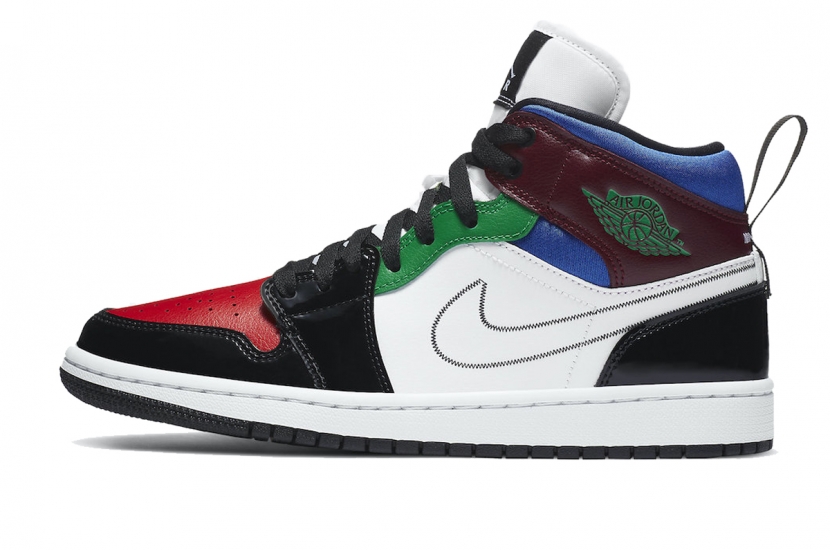 AIR JORDAN 1 MID MULTI COLOR [DB5454-001]