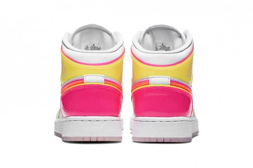 AIR JORDAN 1 MID GS EDGE GLOW [CV4611-100]