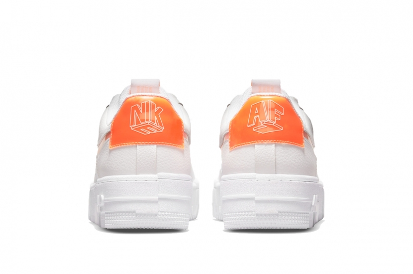 AIR FORCE 1 PIXEL WHITE ORANGE [DM3036-100]