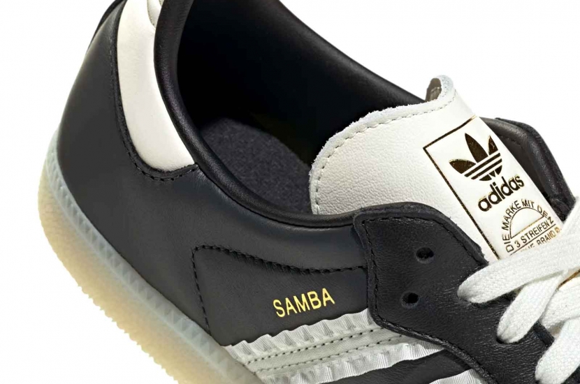 SAMBA RUFFLE STRIPES PACK BLACK OFF WHITE W [JR8831]