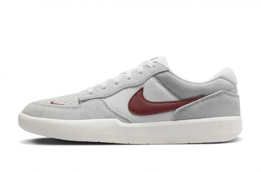 NIKE SB FORCE 58 ‘LIGHT SMOKE BURGUNDY [FQ7637-001]