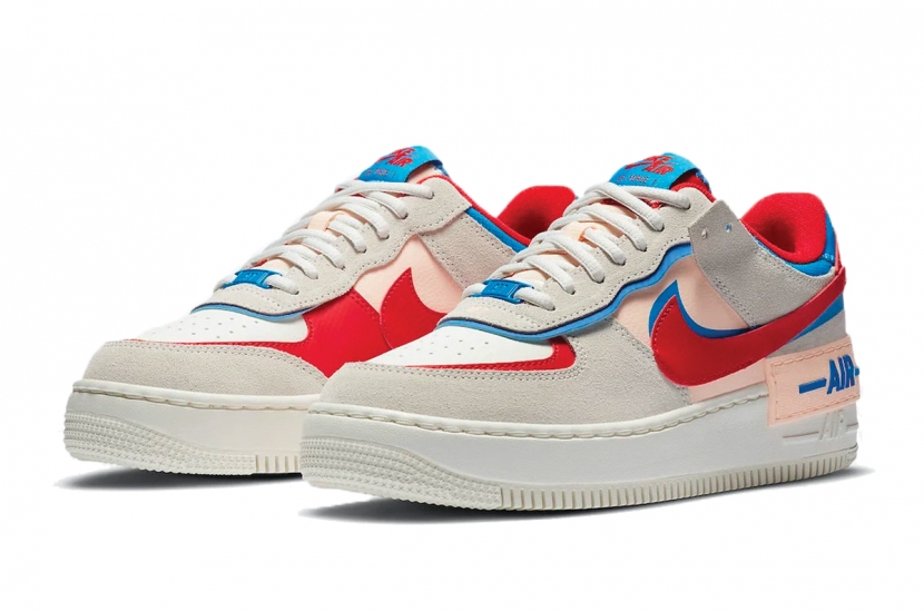 AIR FORCE 1 SHADOW SAIL ROYAL RED [CU8591-100]
