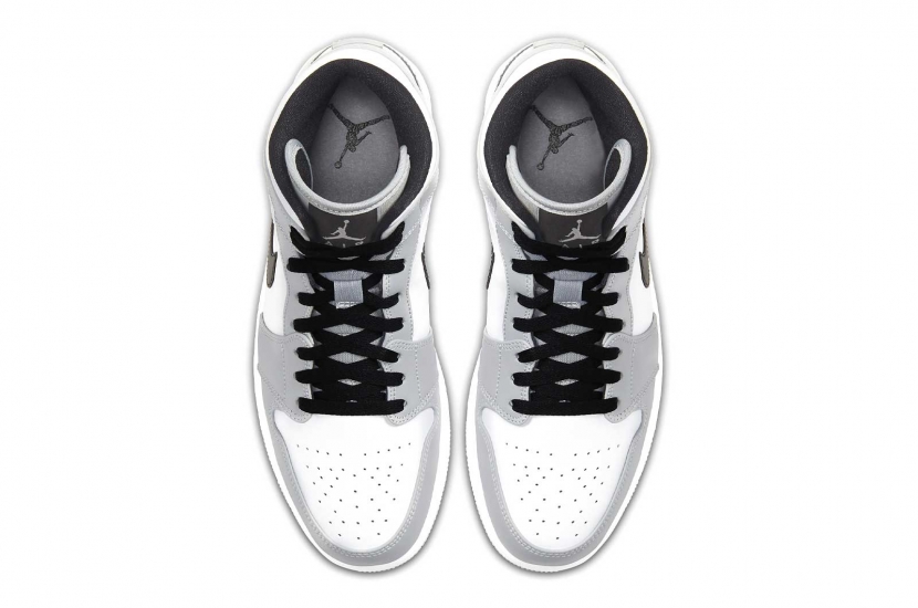 AIR JORDAN 1 MID LIGHT SMOKE GREY [554724-092]