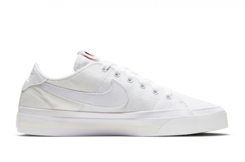 WMNS COURT LEGACY CANVAS ‘TRIPLE WHITE’ [CZ0294-100]