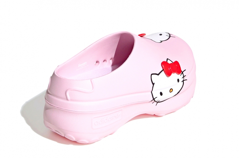 ADIFOM STAN SMITH MULES CLEAR PINK X HELLO KITTY [IG4446]