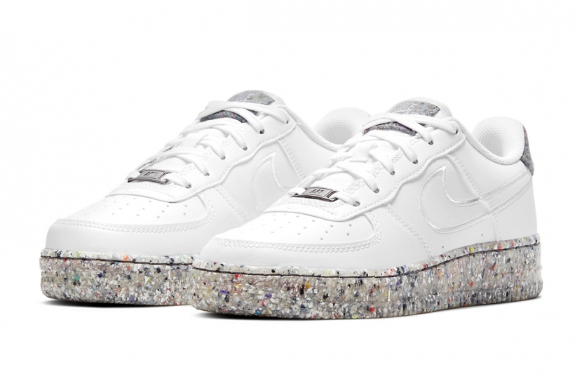 AIR FORCE 1 RECYCLED WOOL PACK – WHITE (GS) [DB2813-100]