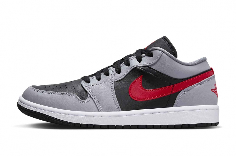 AIR JORDAN 1 LOW CEMENT GREY FIRE RED [FZ4183-002]