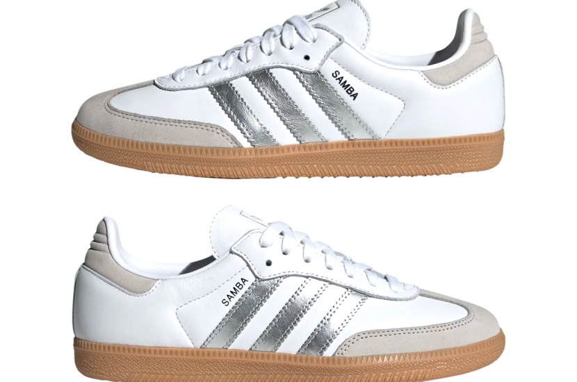  SAMBA OG WHITE SILVER METALLIC GREY [JI2725]