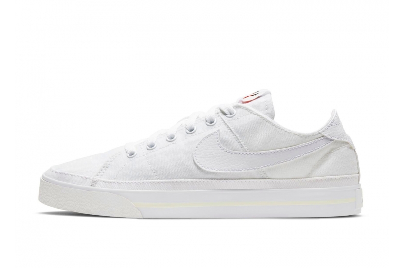 WMNS COURT LEGACY CANVAS ‘TRIPLE WHITE’ [CZ0294-100]