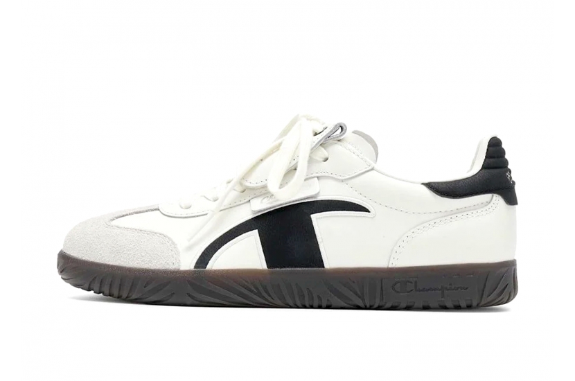 CHAMPION ESSENTIALS T-TRAINER CREAM BLACK [U4CFCTW14U3] 