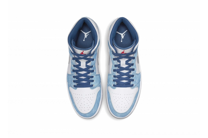 AIR JORDAN 1 MID FRENCH BLUE FIRE RED [DN3706-401]