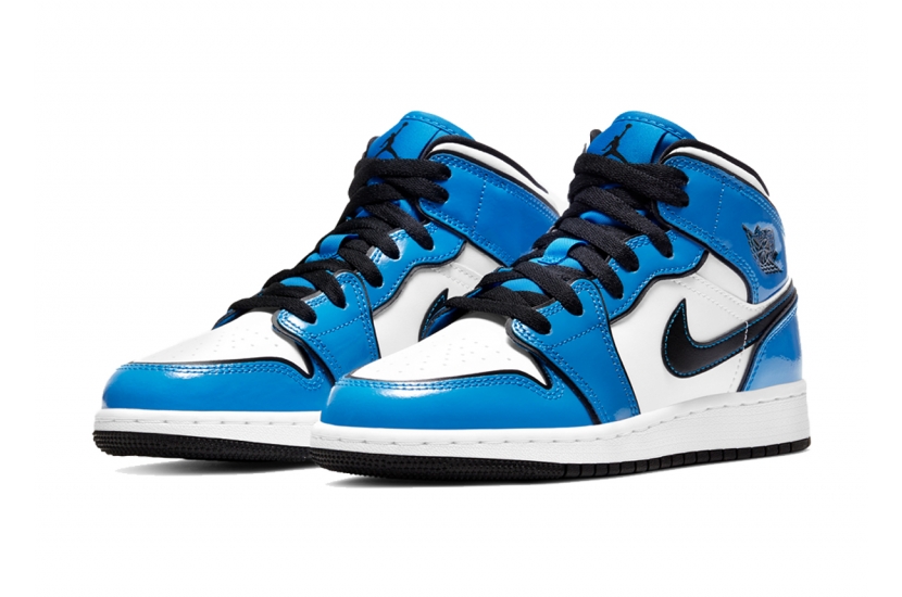 AIR JORDAN 1 MID SIGNAL BLUE MEN [DD6834-402]