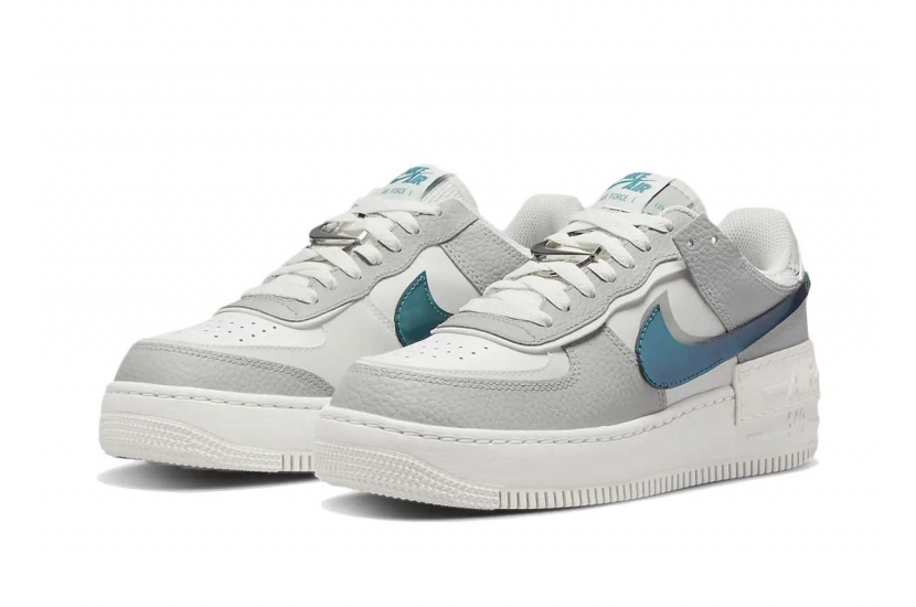 AIR FORCE 1 SHADOW GREY FOG BRIGHT SPRUCE W [DR7856-100]