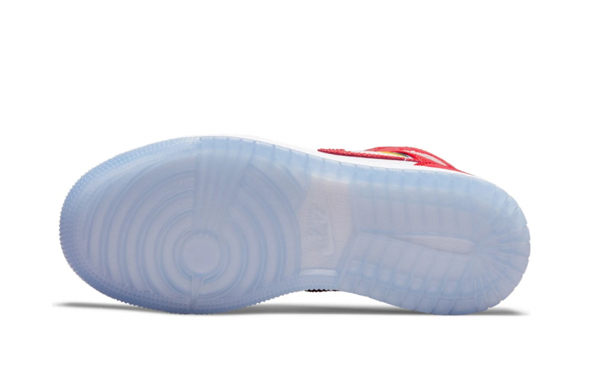 AIR JORDAN 1 MID BARCELONA SWEATER RED PATENT [DC7248-600]