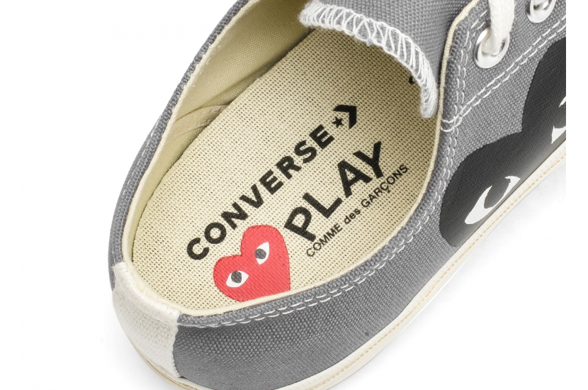 CHUCK TAYLOR ALL-STAR 70 OXCOMME DES GARCONS PLAY GREY [171849C]