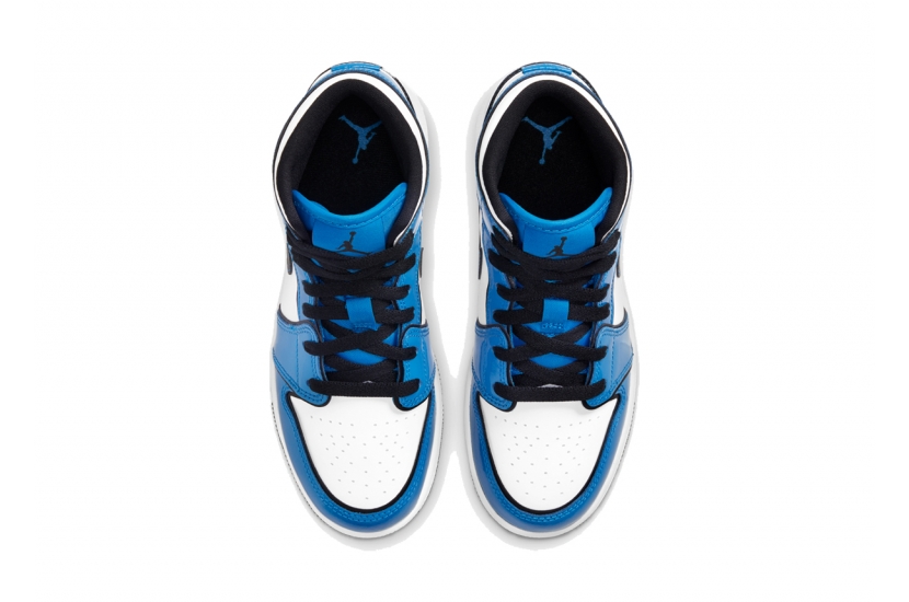 AIR JORDAN 1 MID SIGNAL BLUE MEN [DD6834-402]