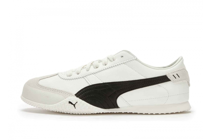 PUMA BELLA UT LEATHER WARM WHITE BLACK [405256-01]
