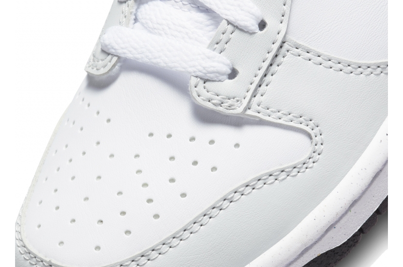 DUNK LOW GLITCH SWOOSH WHITE GREY GS [DV3033-001]