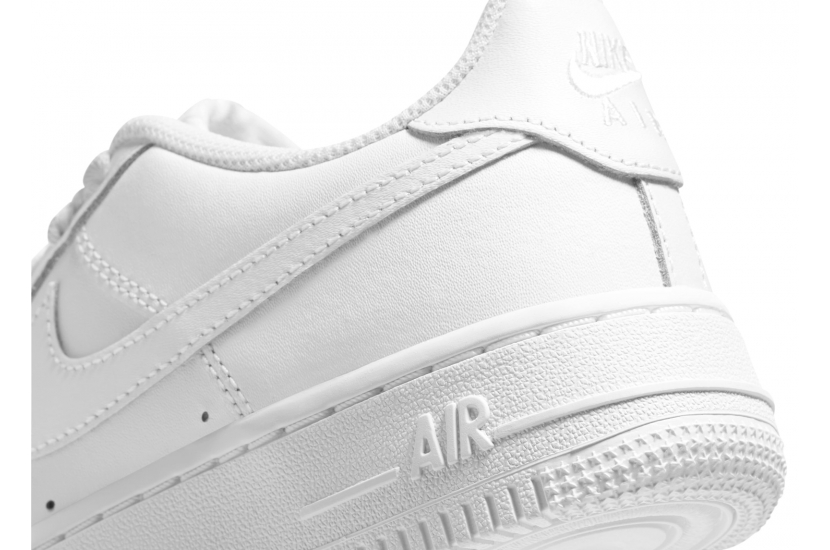 NIKE AIR FORCE 1 LOW LE TRIPLE WHITE (GS) [FV5951-111]