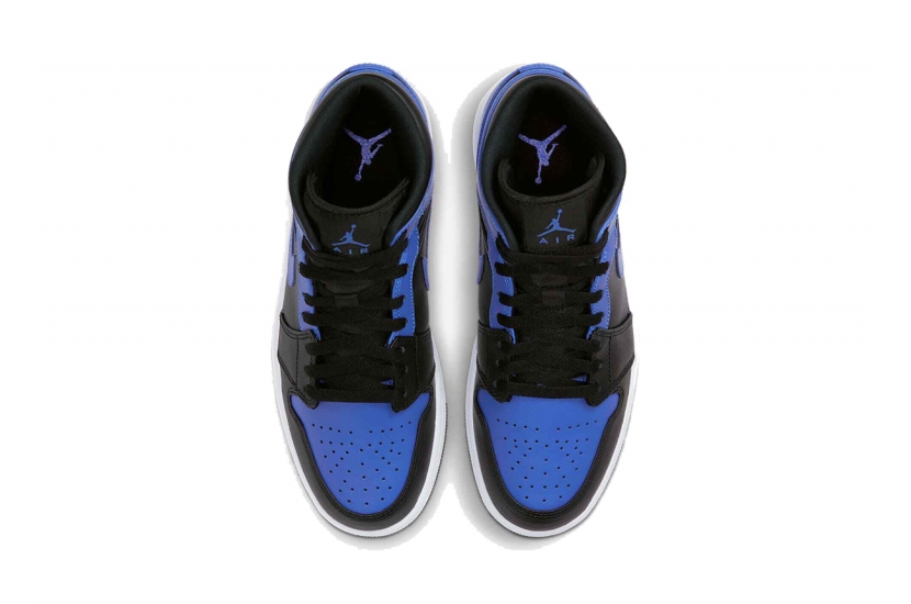 AIR JORDAN 1 MID HYPER ROYAL WOMEN [554725-077]