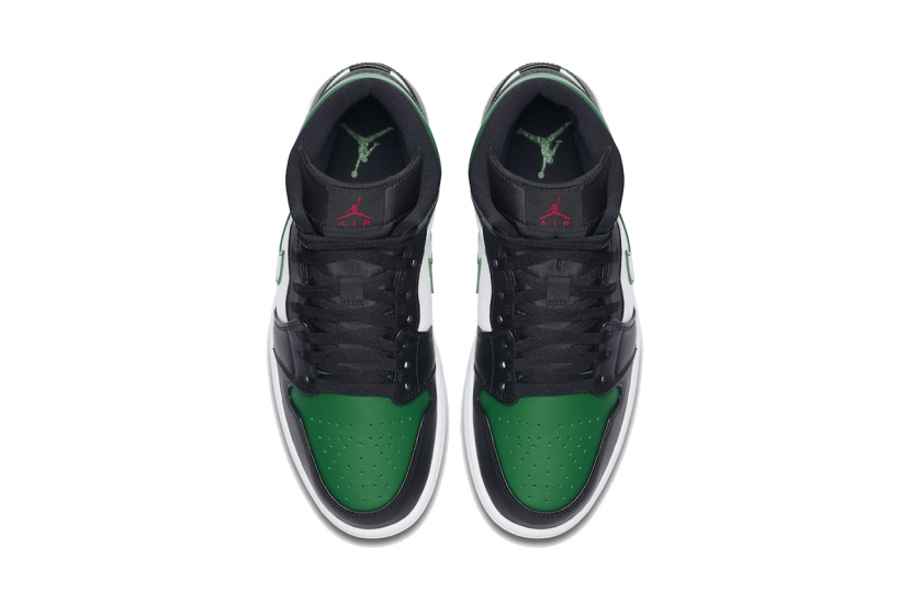 AIR JORDAN 1 MID PINE GREEN MEN [554724-067]