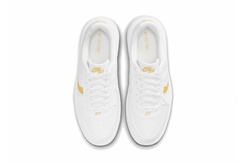 AIR FORCE 1 PLT.AF.ORM WHITE YELLOW OCHRE W [DJ9946-102]
