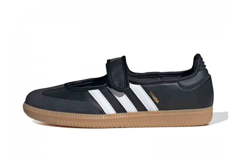 SAMBA JANE BLACK WHITE GUM [JQ6445]