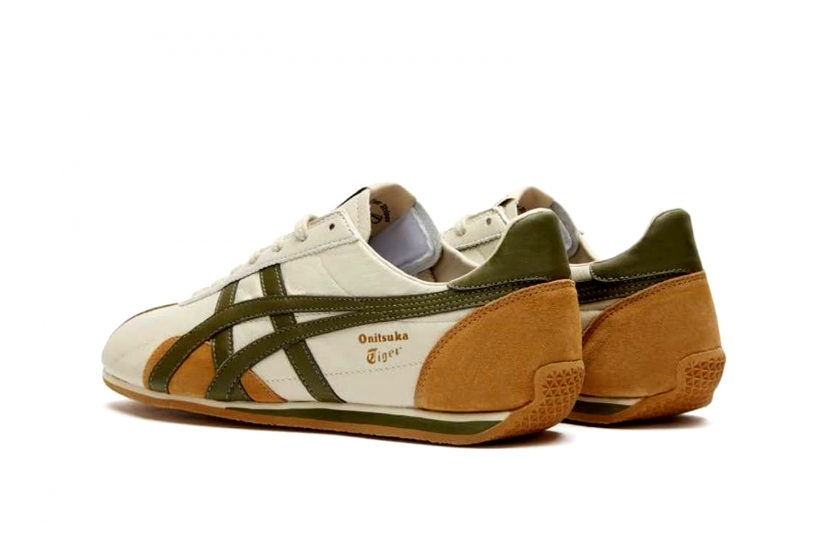 ONITSUKA TIGER RUNSPARK BEIGE OLIVE GREEN MUSTARD YELLOW [1183B480-200]