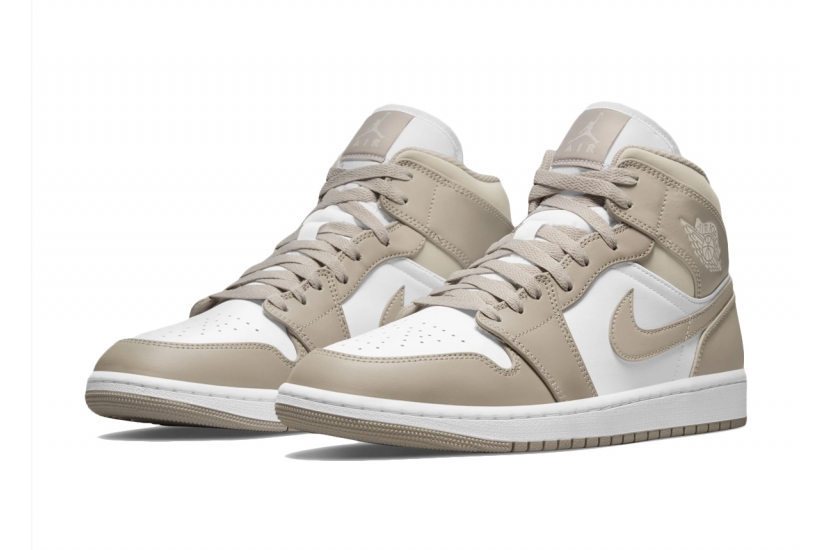 AIR JORDAN 1 MID LINEN [554724-082]